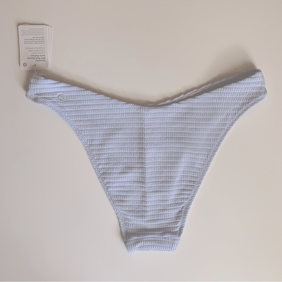 🌟NEW Smocked Mid-Rise Skimpy Swim Bottom SZ. 8   NWT - Picture 5 of 12